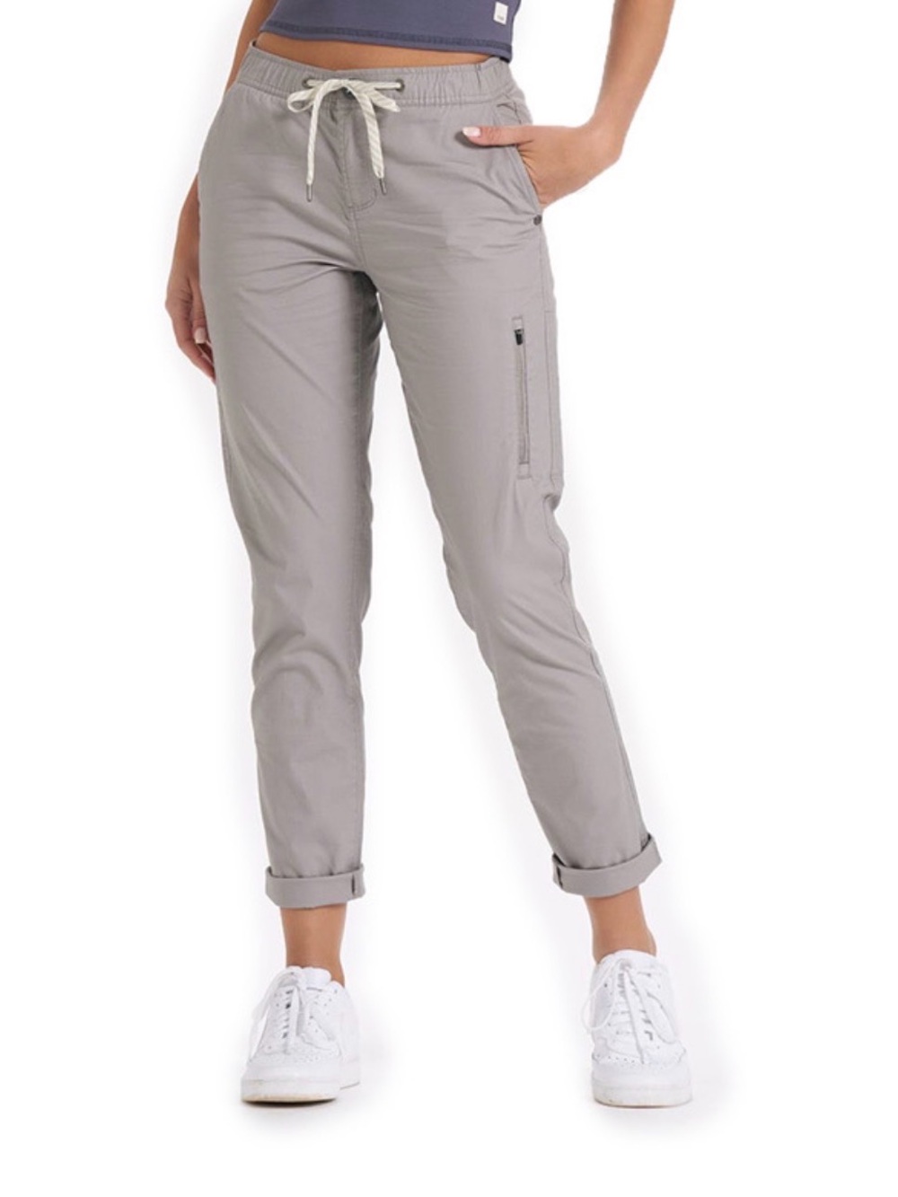 Vuori Women's Ripstop Pant in Grey
